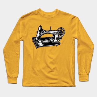 Vintage Sewing Machine Long Sleeve T-Shirt